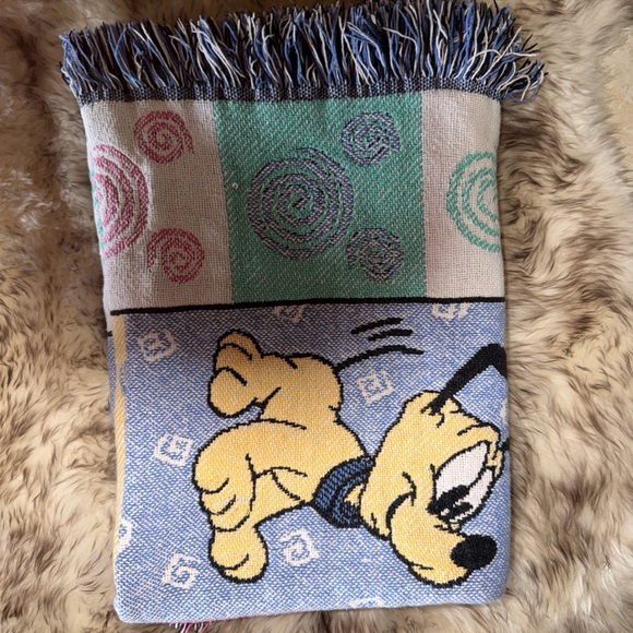 Vintage Disney Baby Blanket Tapestry Throw Collectable Child Baby Shower - Picture 5 of 6